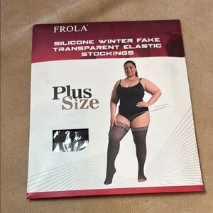 Black Plus Size Stockings